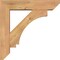 Ekena Millwork Imperial Slat Smooth Bracket w/ Offset Brace, Western Red Cedar, 5 1/2"W x 22"D x 22"H BKT0604X22X22IMP06SWR - alternate 4